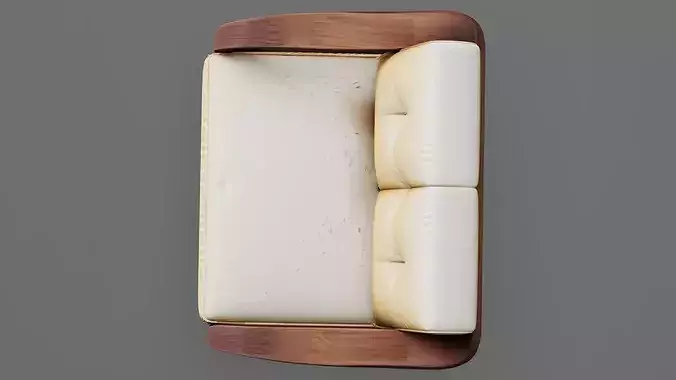 Modern Chair 9 Low-poly 3D model 6