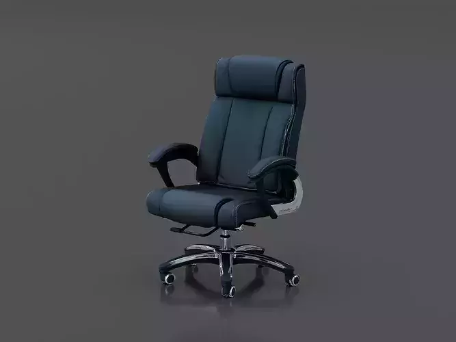 Office Chair 4 Low-poly 3D model