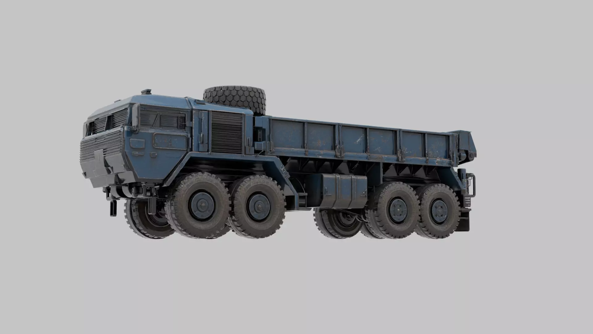 Game Ready High Poly Military Transport Truck 3D Model 3D model