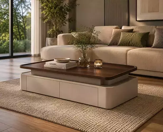 Modern Luxury Coffee Table Collection 3D model 4