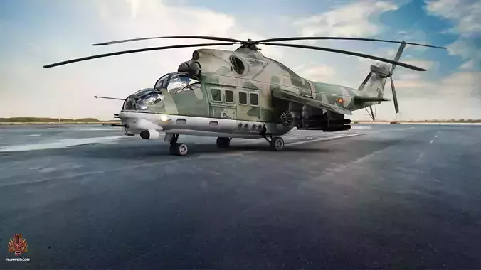 Mi 24 helicopter
