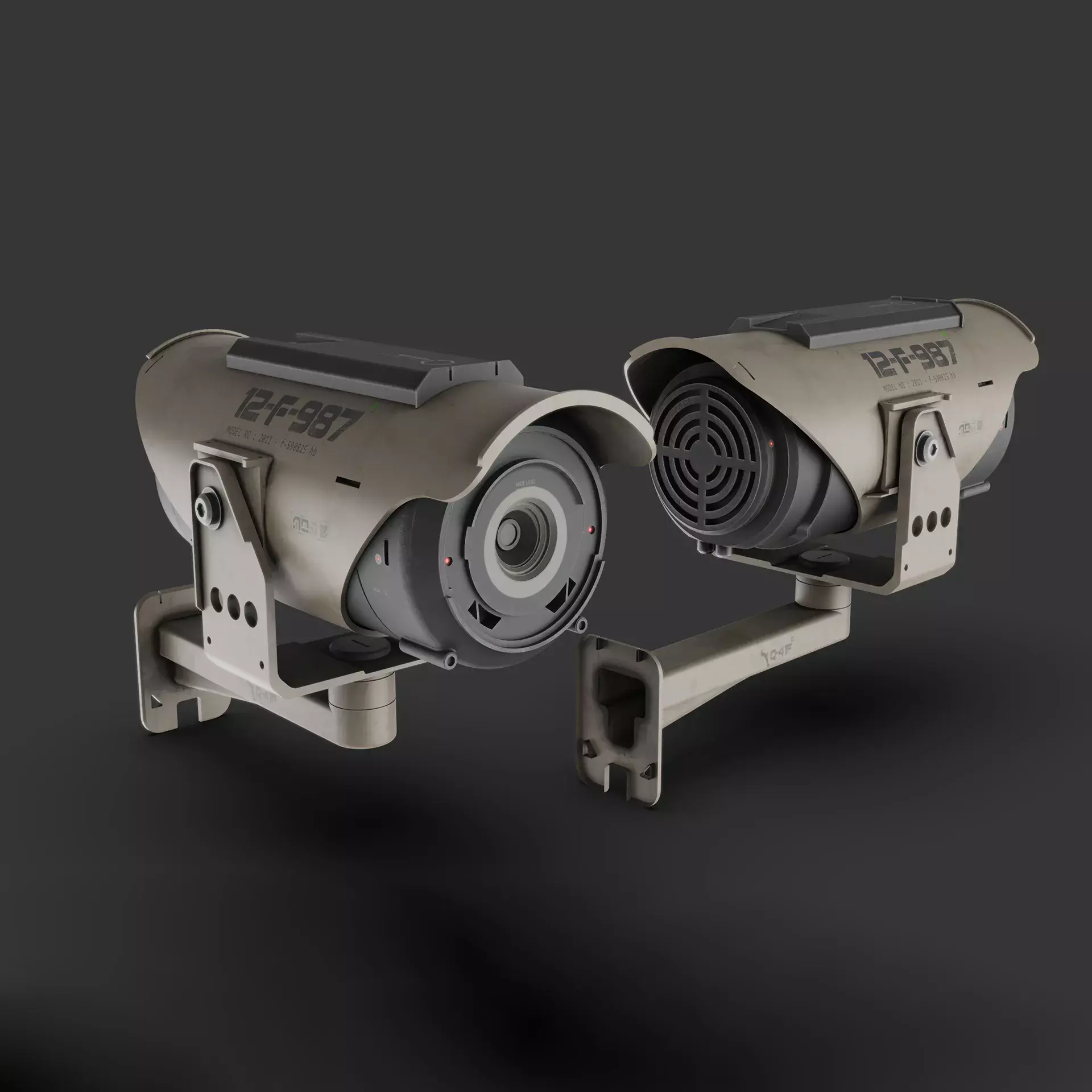 Scifi Cctv Camera 3D model