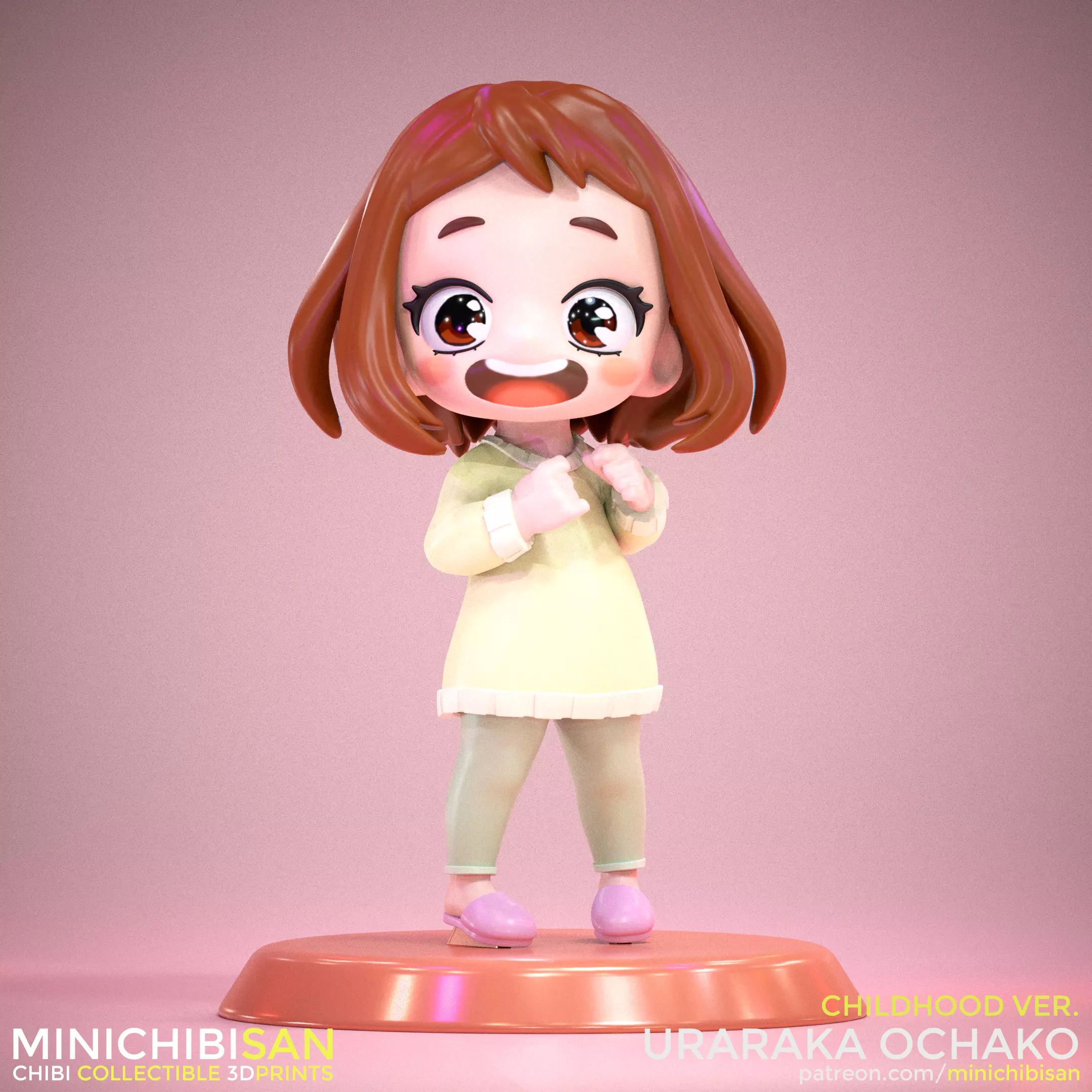Uraraka Ochako Childhood Version - My Hero Academia 3D print model