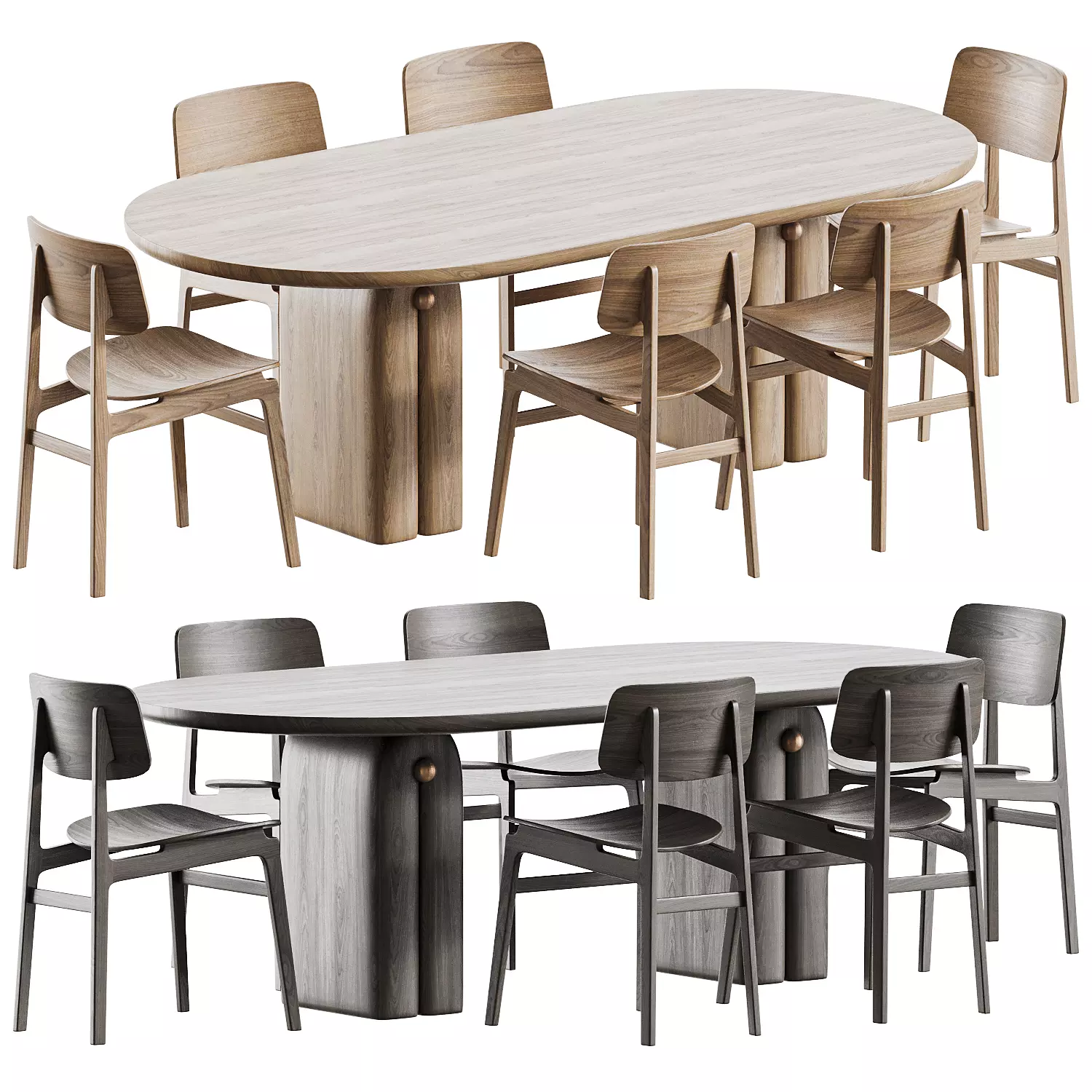Dining Set 7 3D model