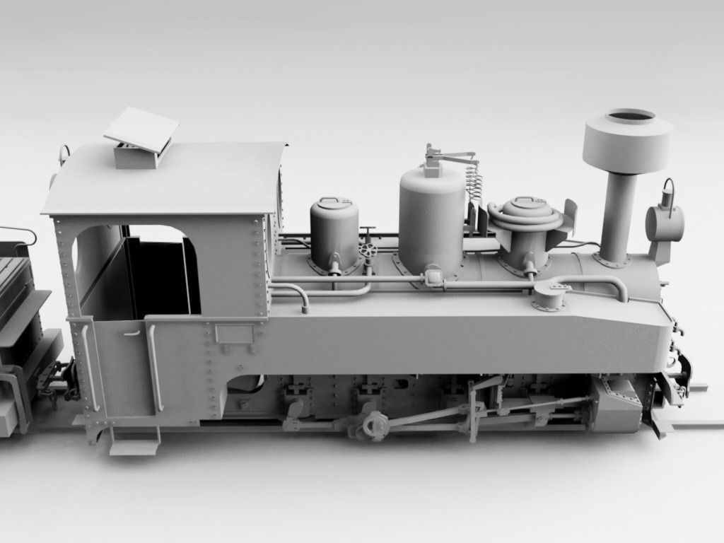 Brigadelok Steam Locomotive 01 Free 3D model_11