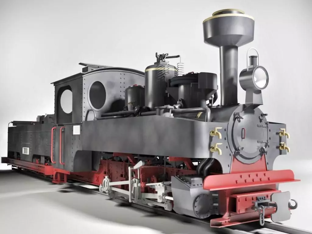 Brigadelok Steam Locomotive 01 Free 3D model_0