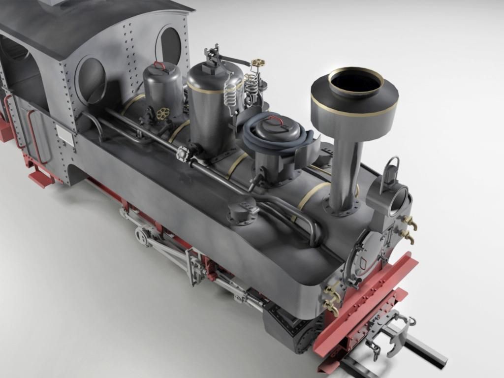 Brigadelok Steam Locomotive 01 Free 3D model_3