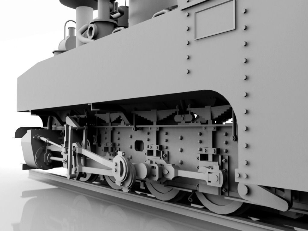 Brigadelok Steam Locomotive 01 Free 3D model_10