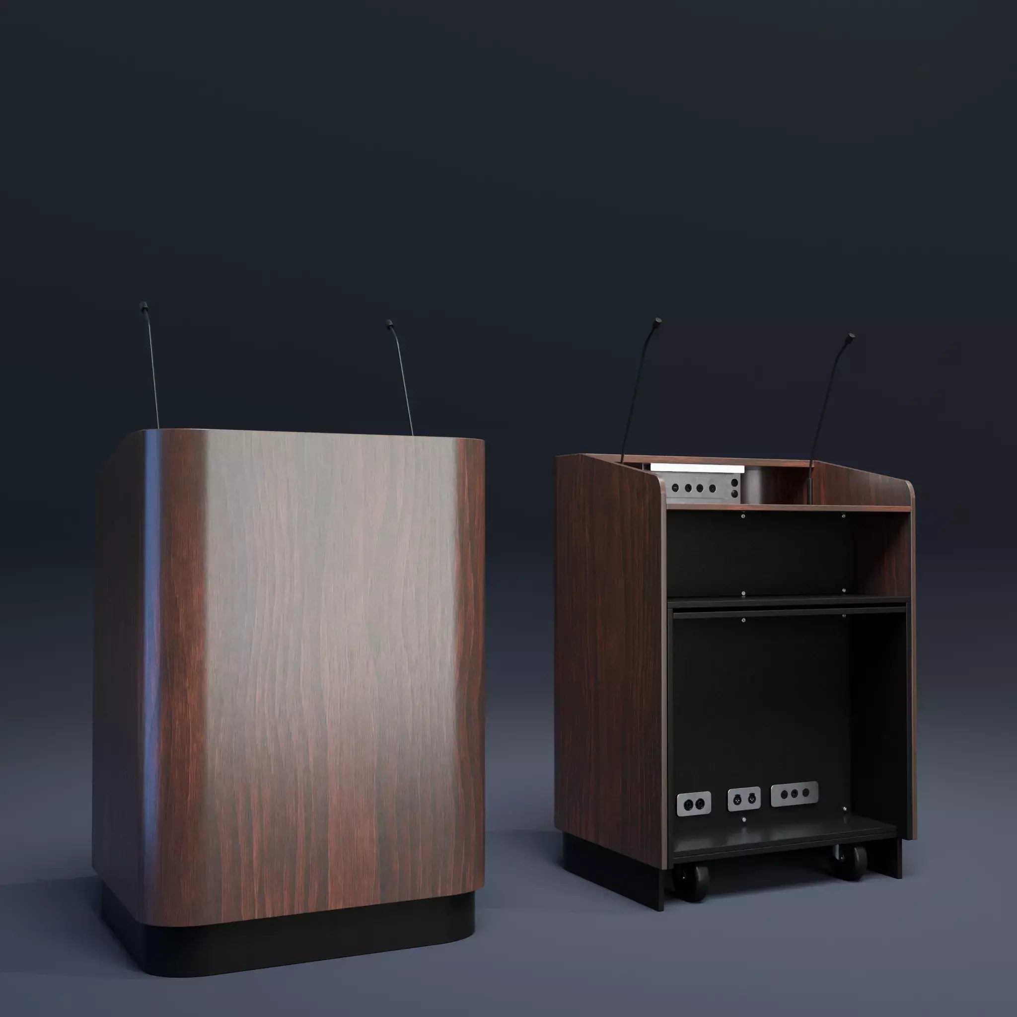 Elegance Lectern Podium 3D model
