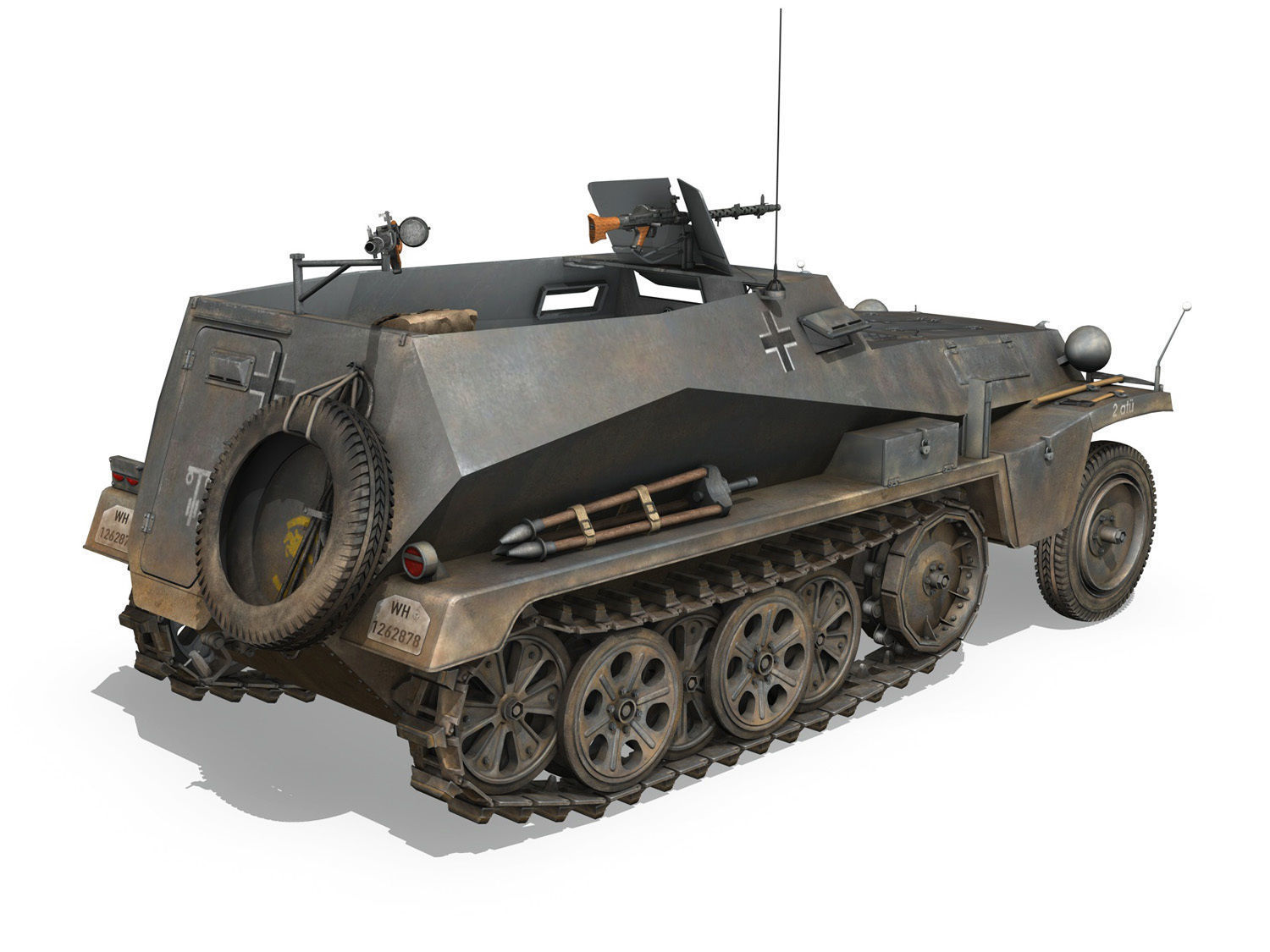 SDKFZ 250 - Halftruck - 24PD 3D model_5