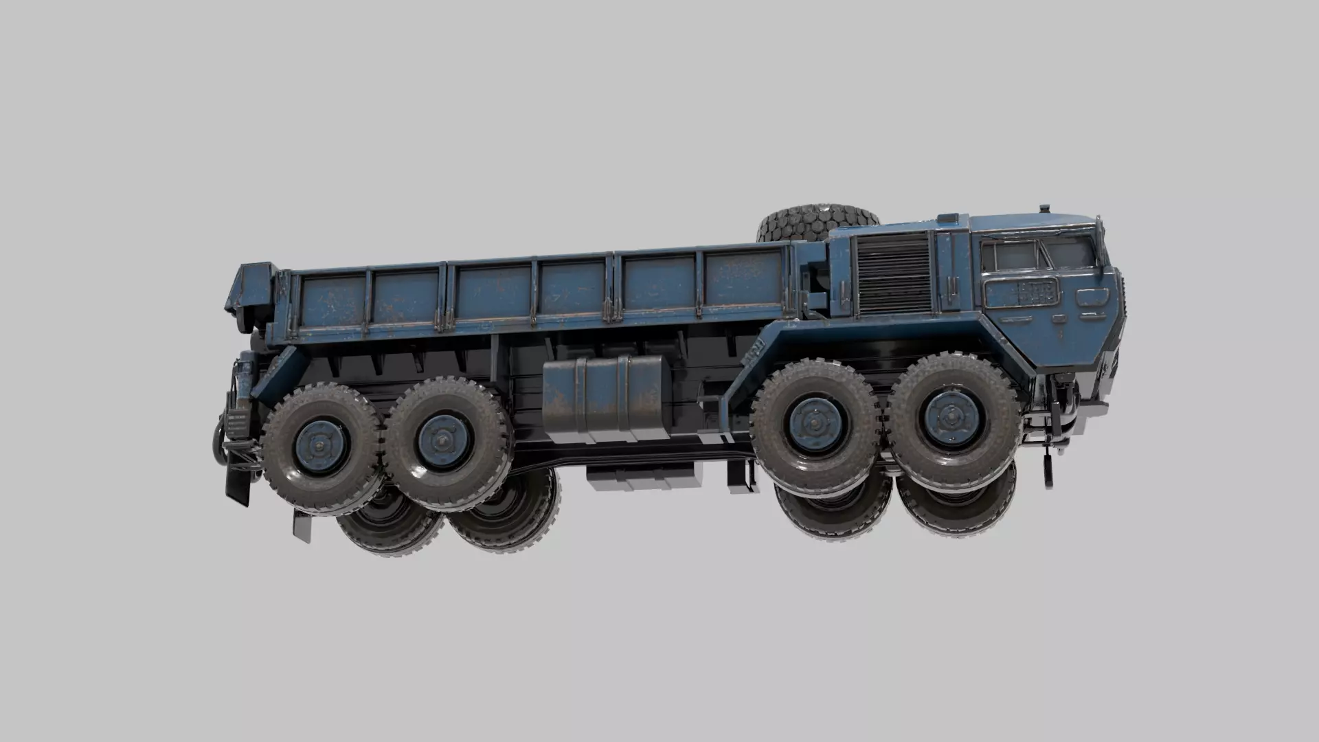 Game Ready High Poly Military Transport Truck 3D Model 3D model