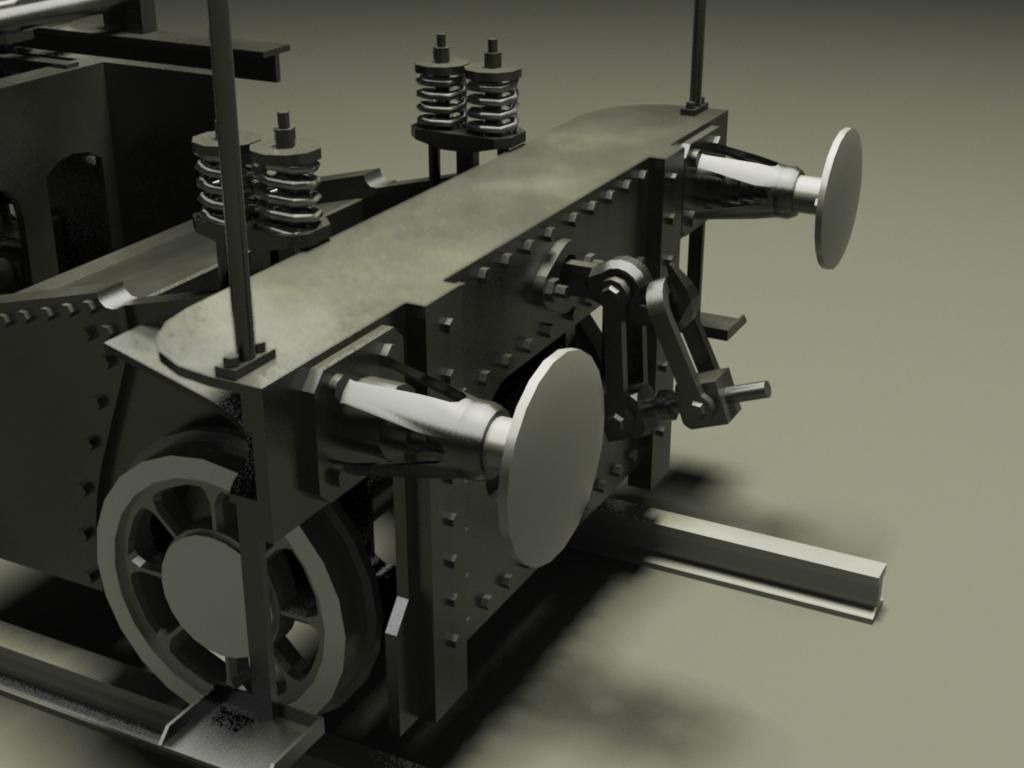 MAV 40 Steam Locomotive Tank Engine Free 3D model_8