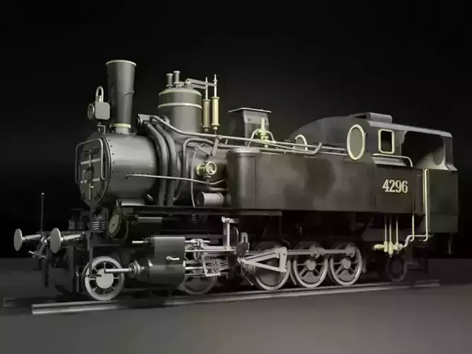 MAV 40 Steam Locomotive Tank Engine Free 3D model