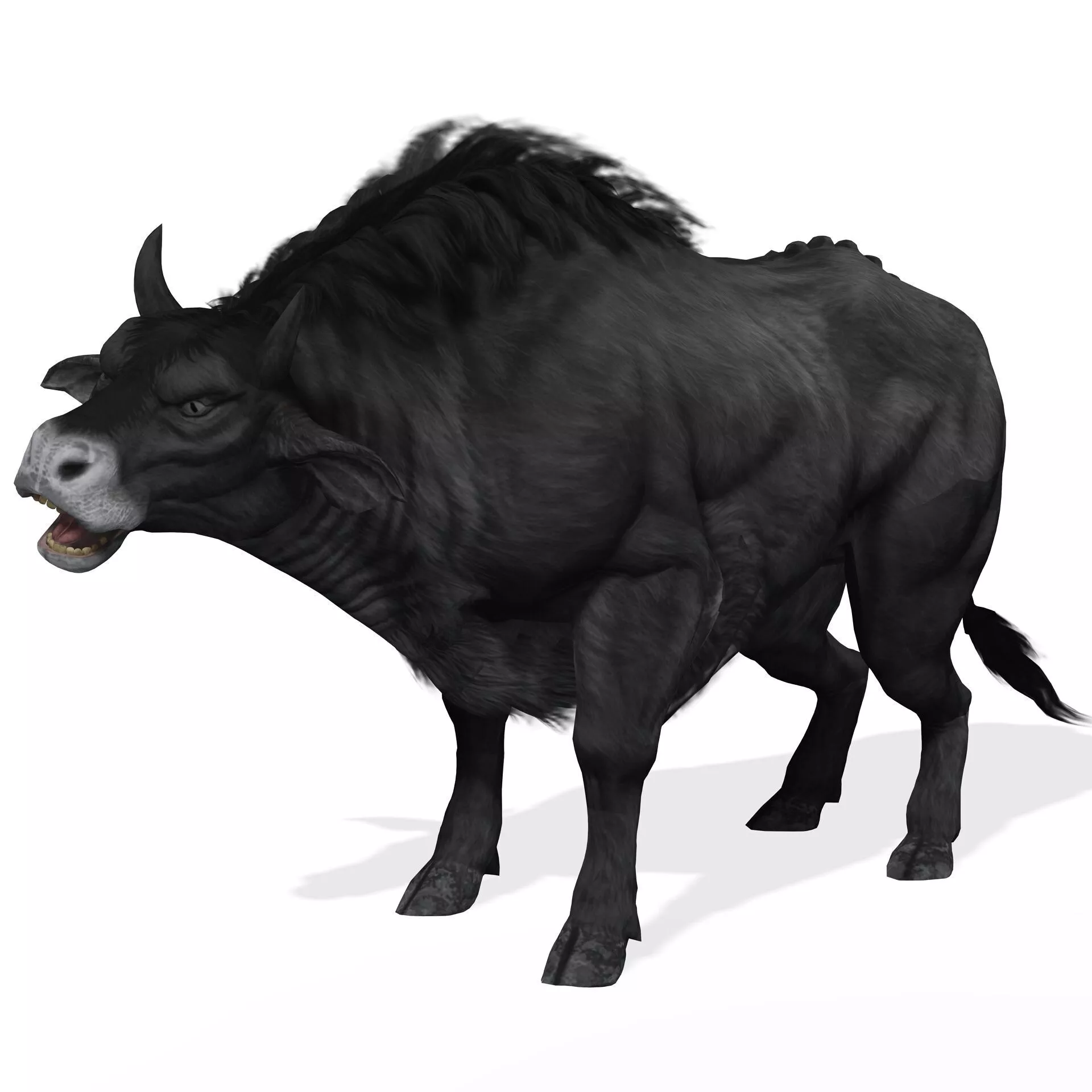 Buffalo 3D MODEL GOAT GNU BULL COW 3 Low-poly 3D model