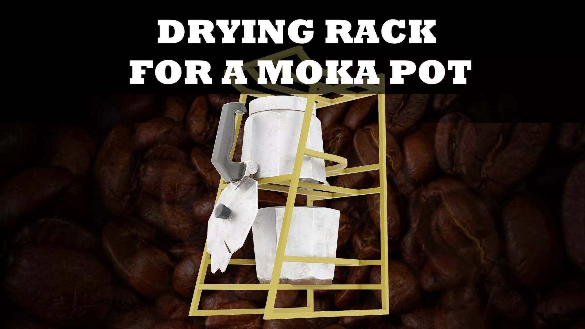 DRYING RACK FOR A MOKA POT Free 3D print model