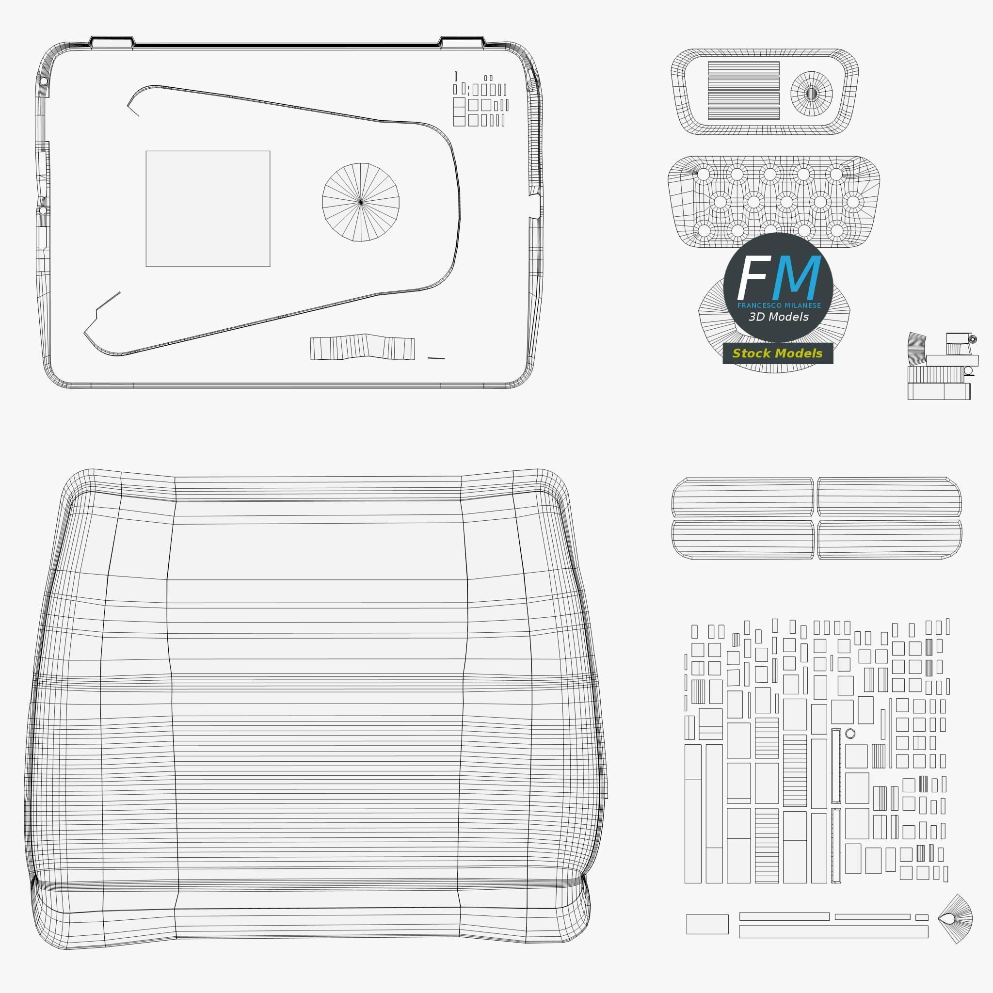 Laptop computer 3D model_15