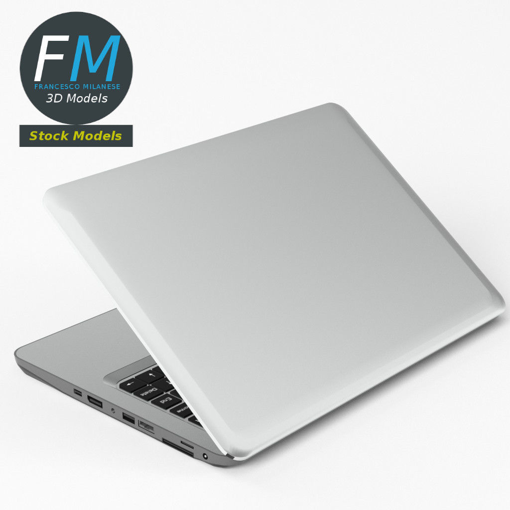 Laptop computer 3D model_5