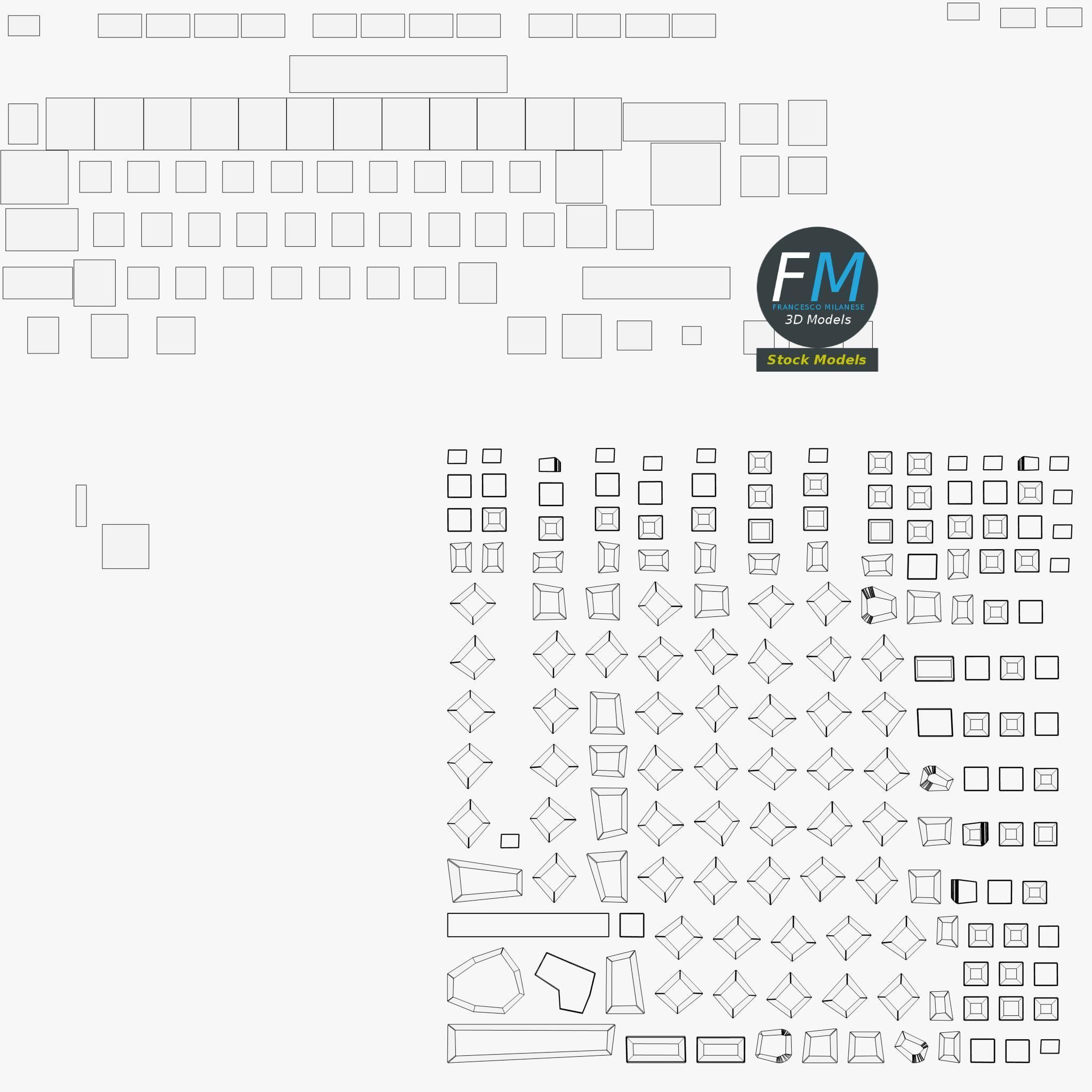 Laptop computer 3D model_14