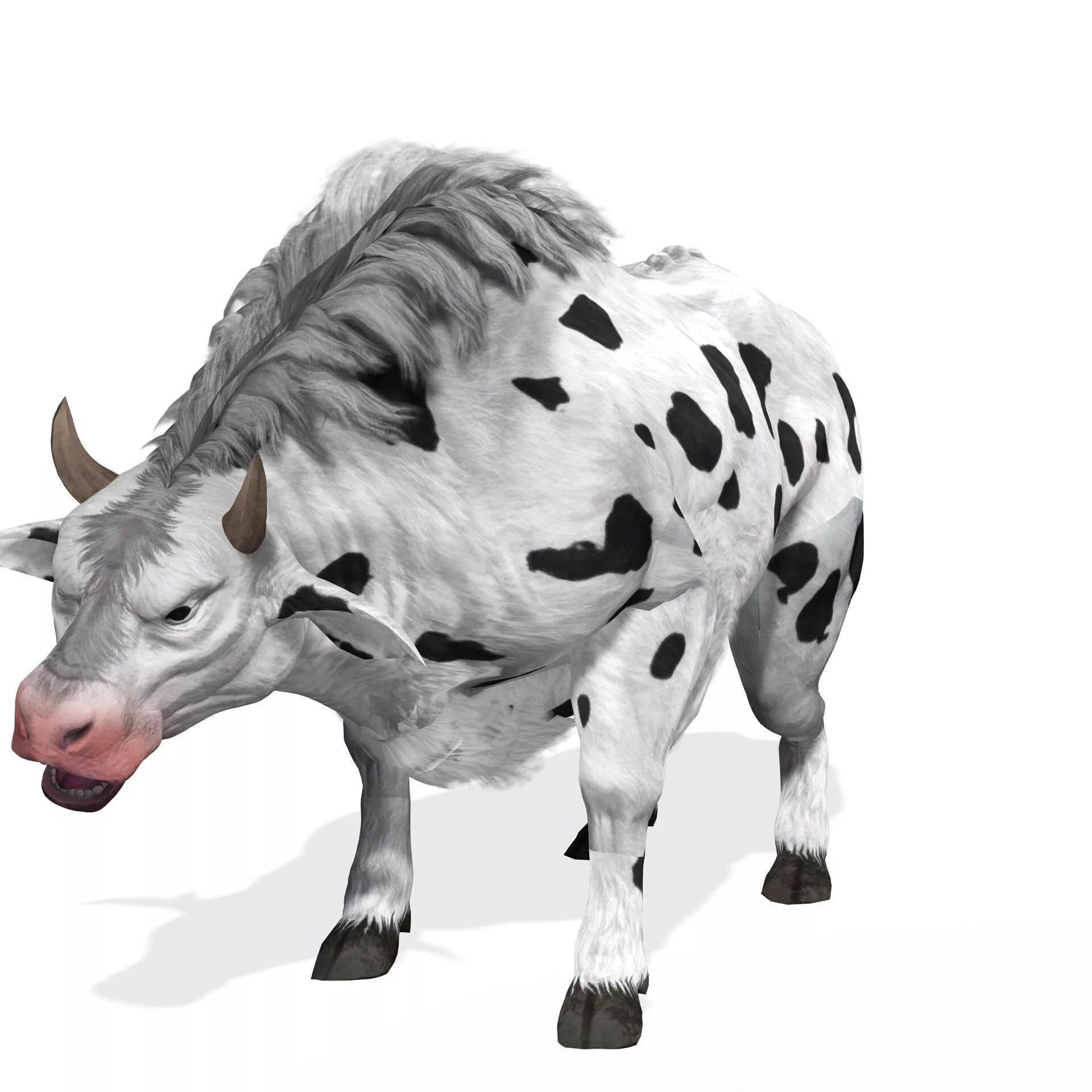 Buffalo 3D MODEL GOAT GNU BULL COW V Low-poly 3D model