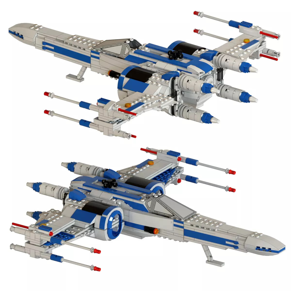 LEGO Star Wars X-Wing Starfighter 3D model