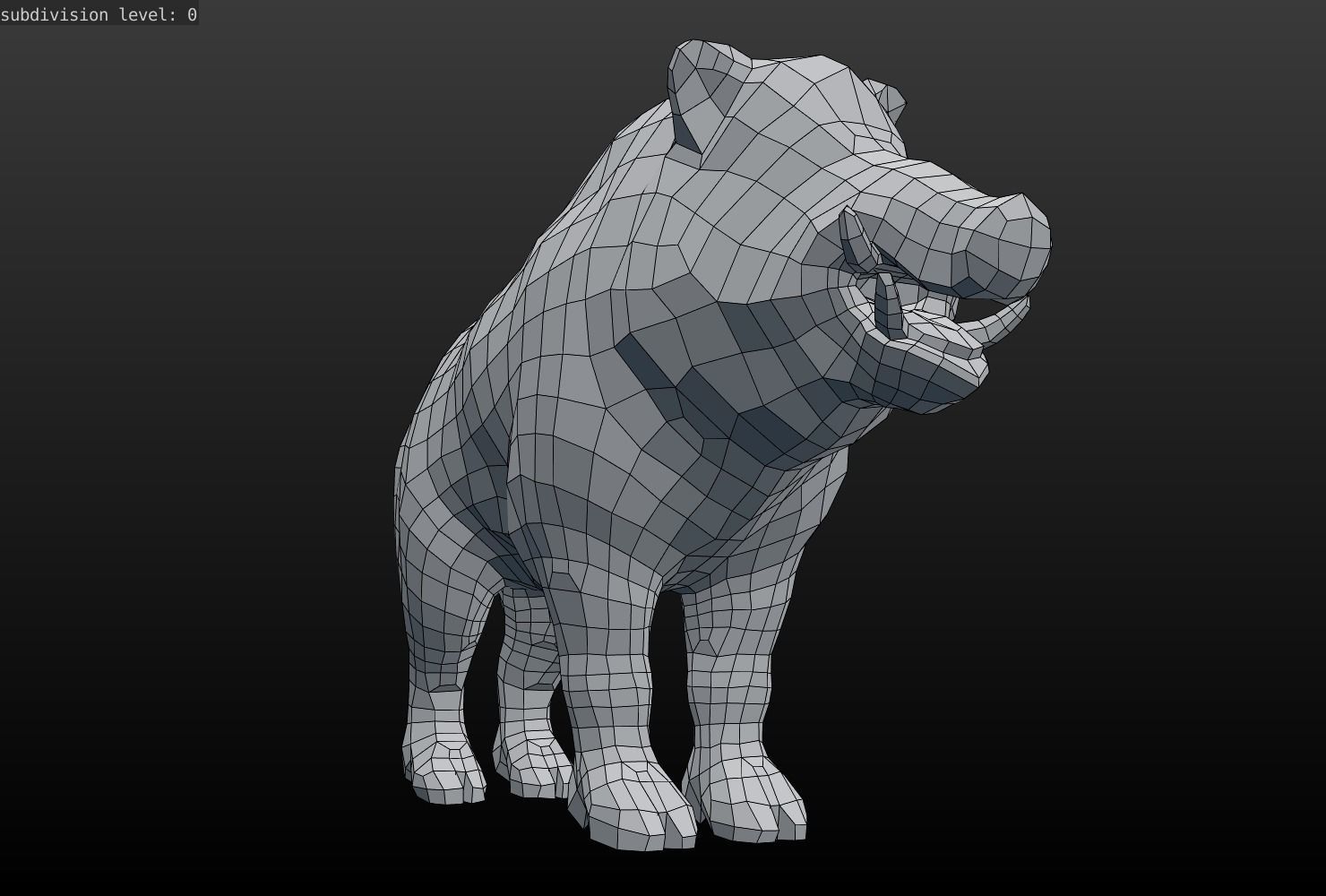 Wild Boar Low-poly Low-poly 3D model_15