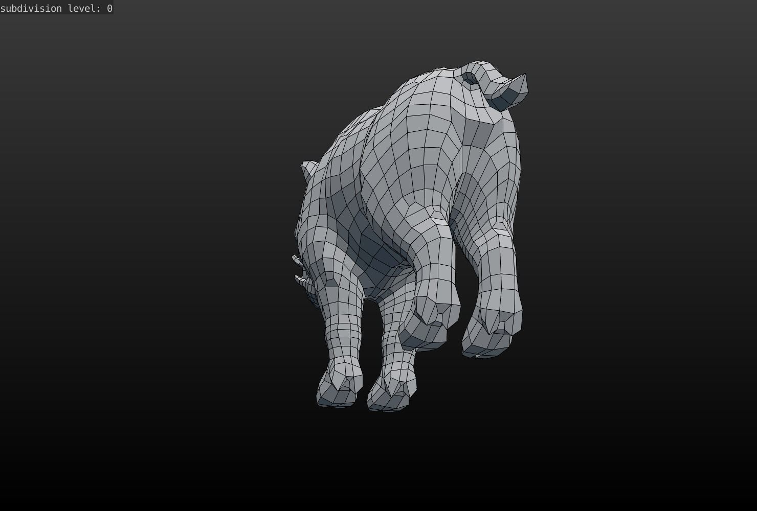 Wild Boar Low-poly Low-poly 3D model_17