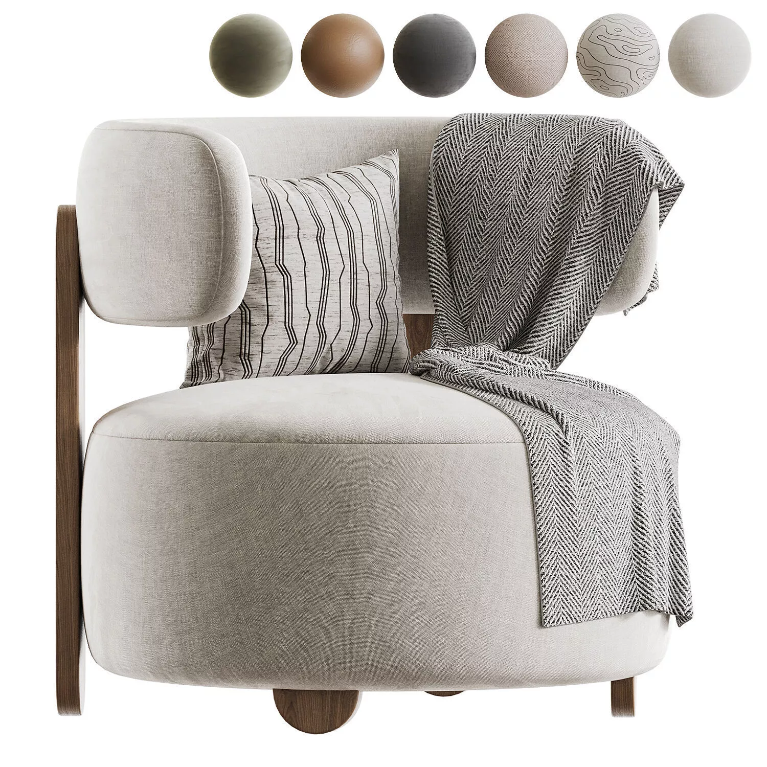 Gaston Chair 3D model