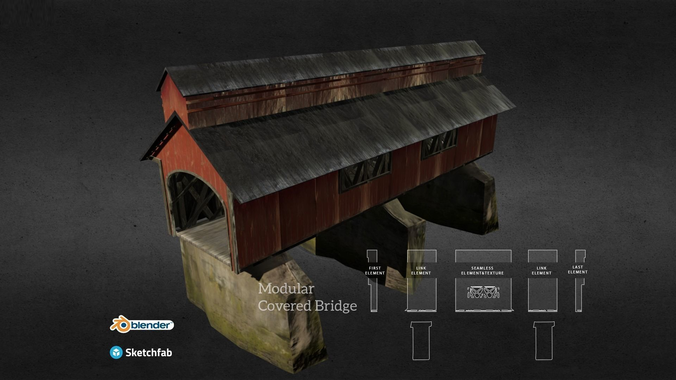 Modular Covered Bridge 3