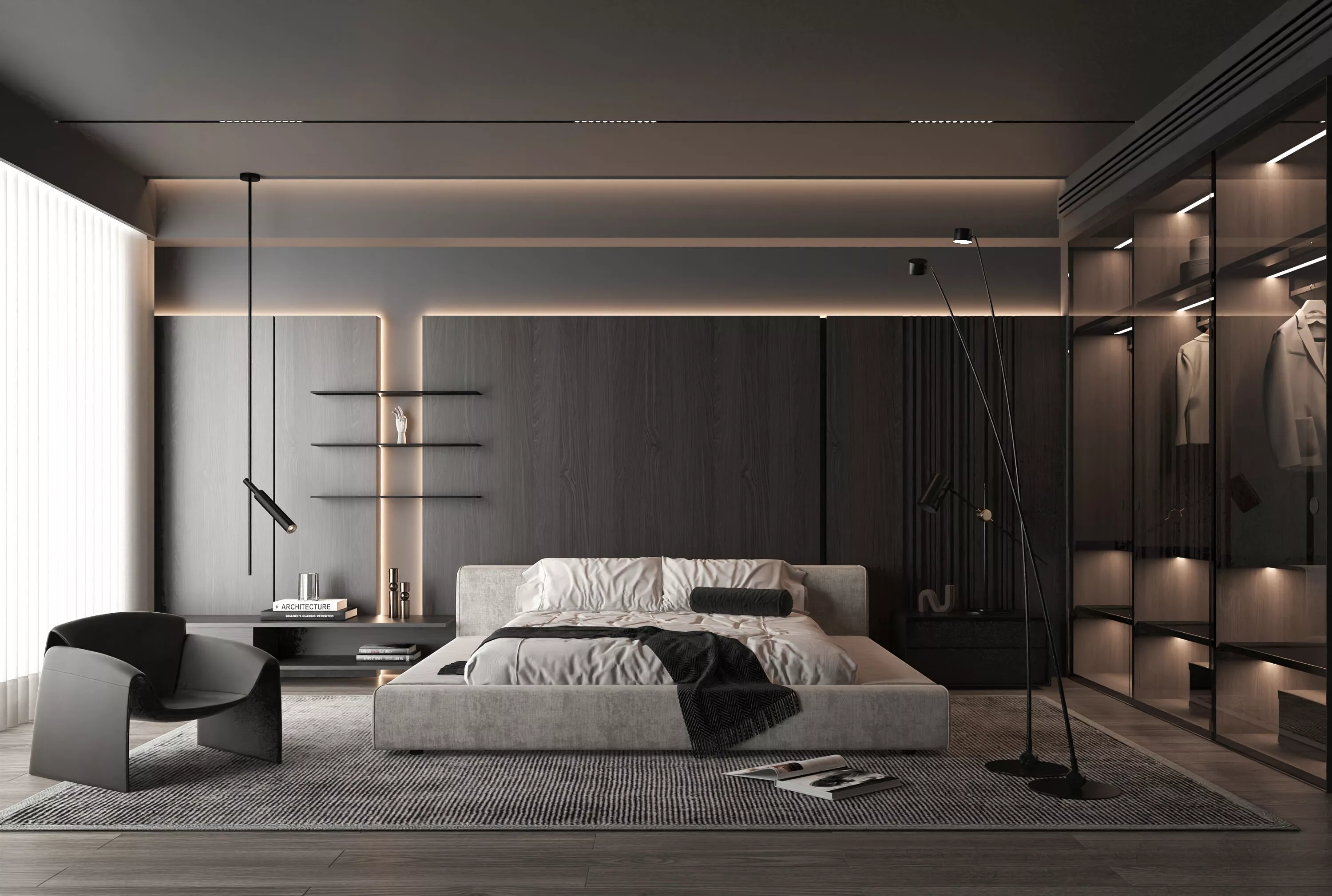 interior scenes-Bedroom Design 3D model