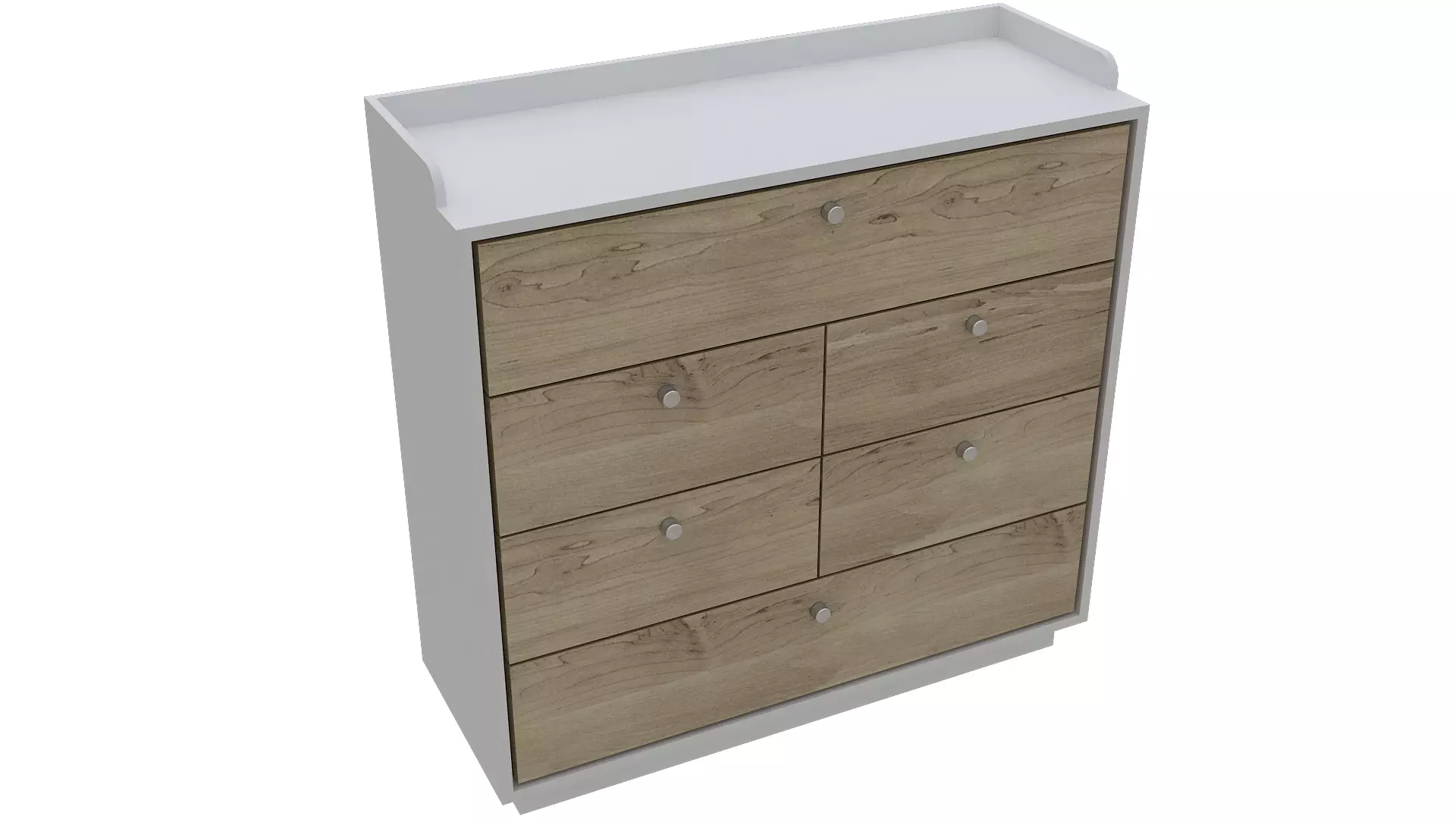wooden dresser 3D model