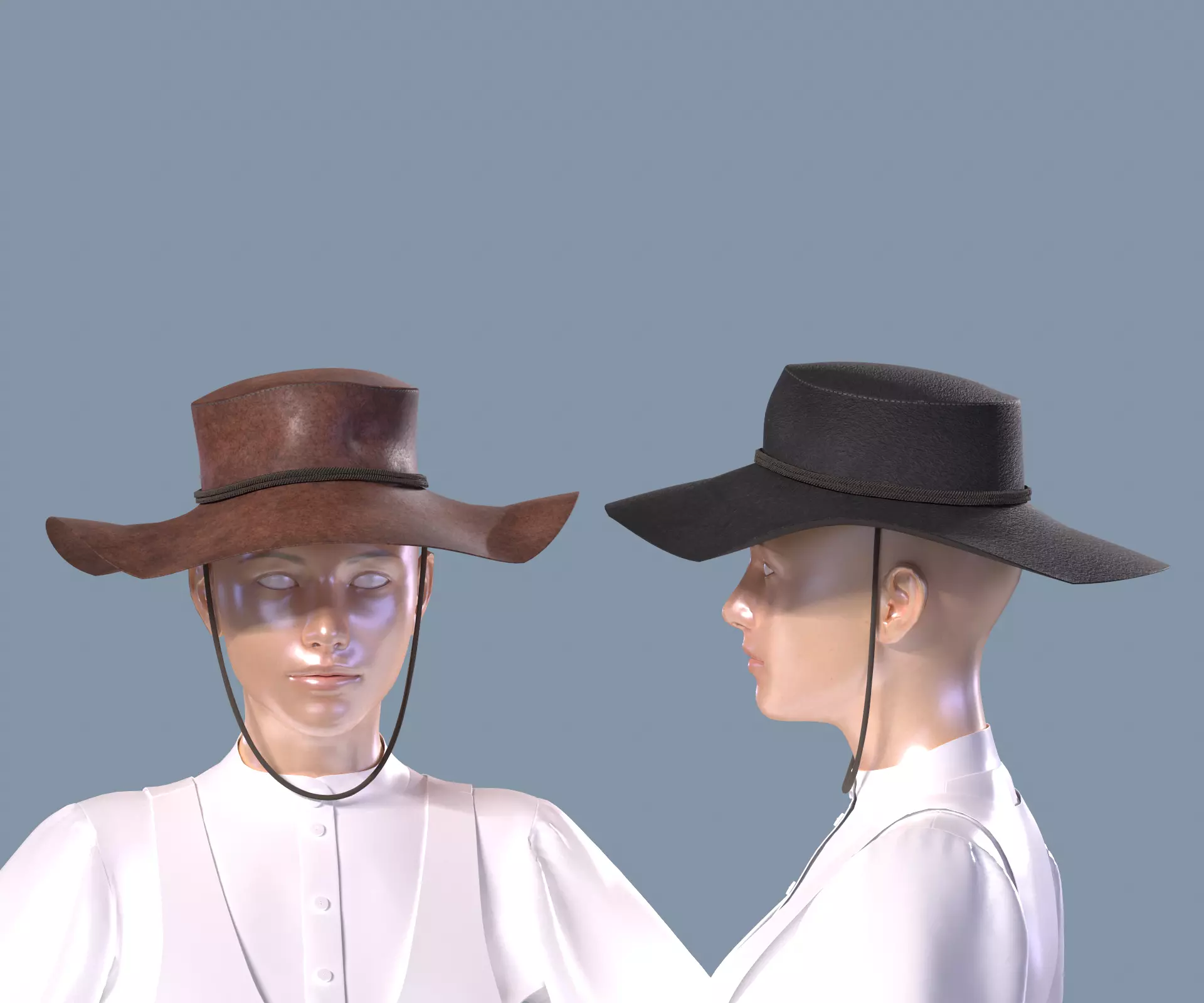 Cowboy hat Stetson 3D model