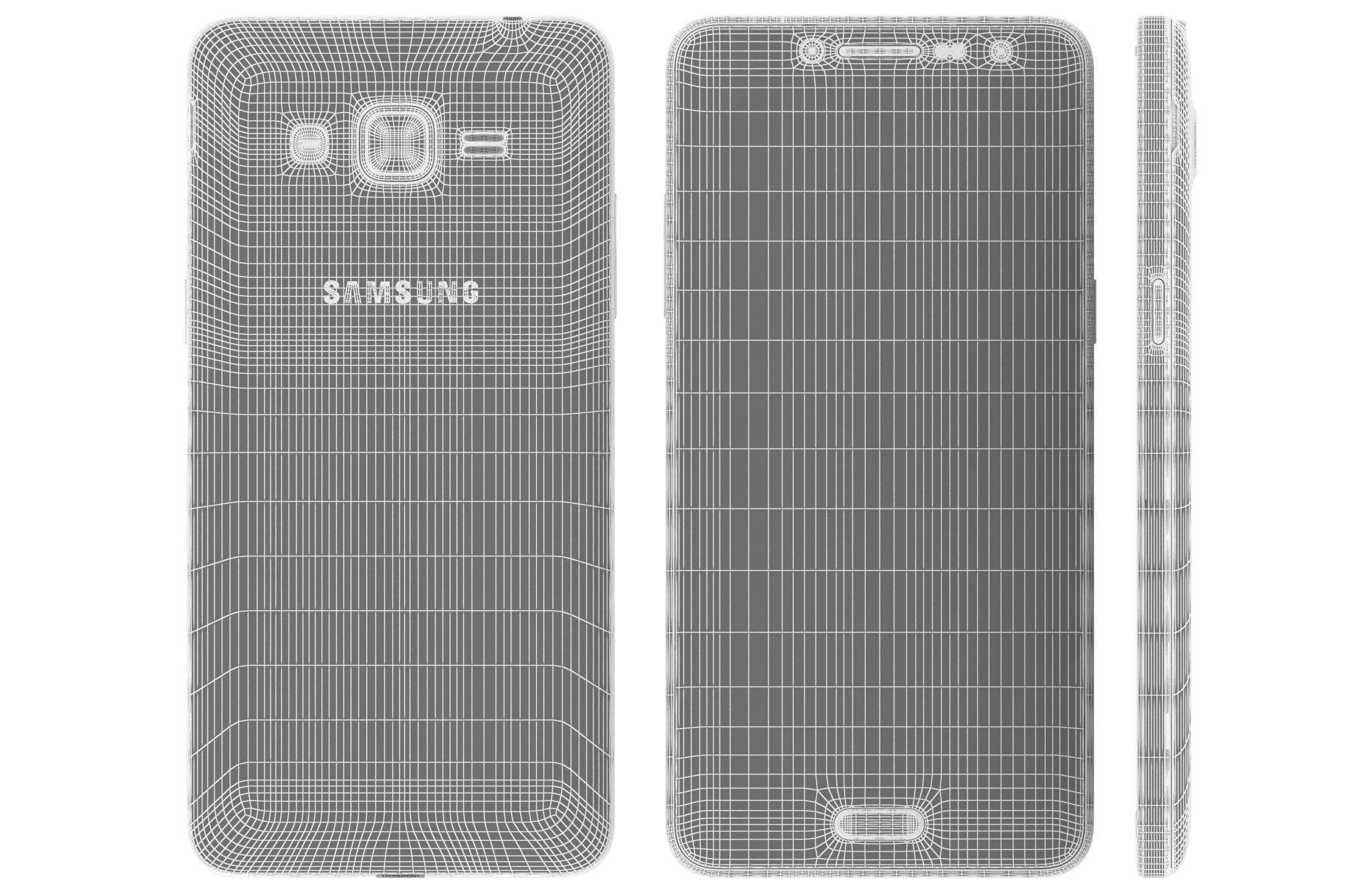 Samsung Galaxy J2 Prime Black 3D model_11