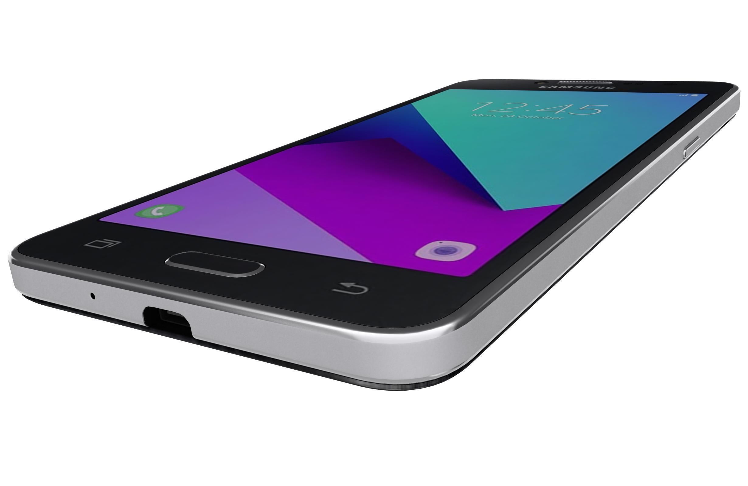 Samsung Galaxy J2 Prime Black 3D model_6