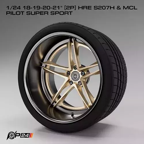 1-24th 18-19-20-21 inches 2P HRE S207H and MCL Pilot Super Sport
