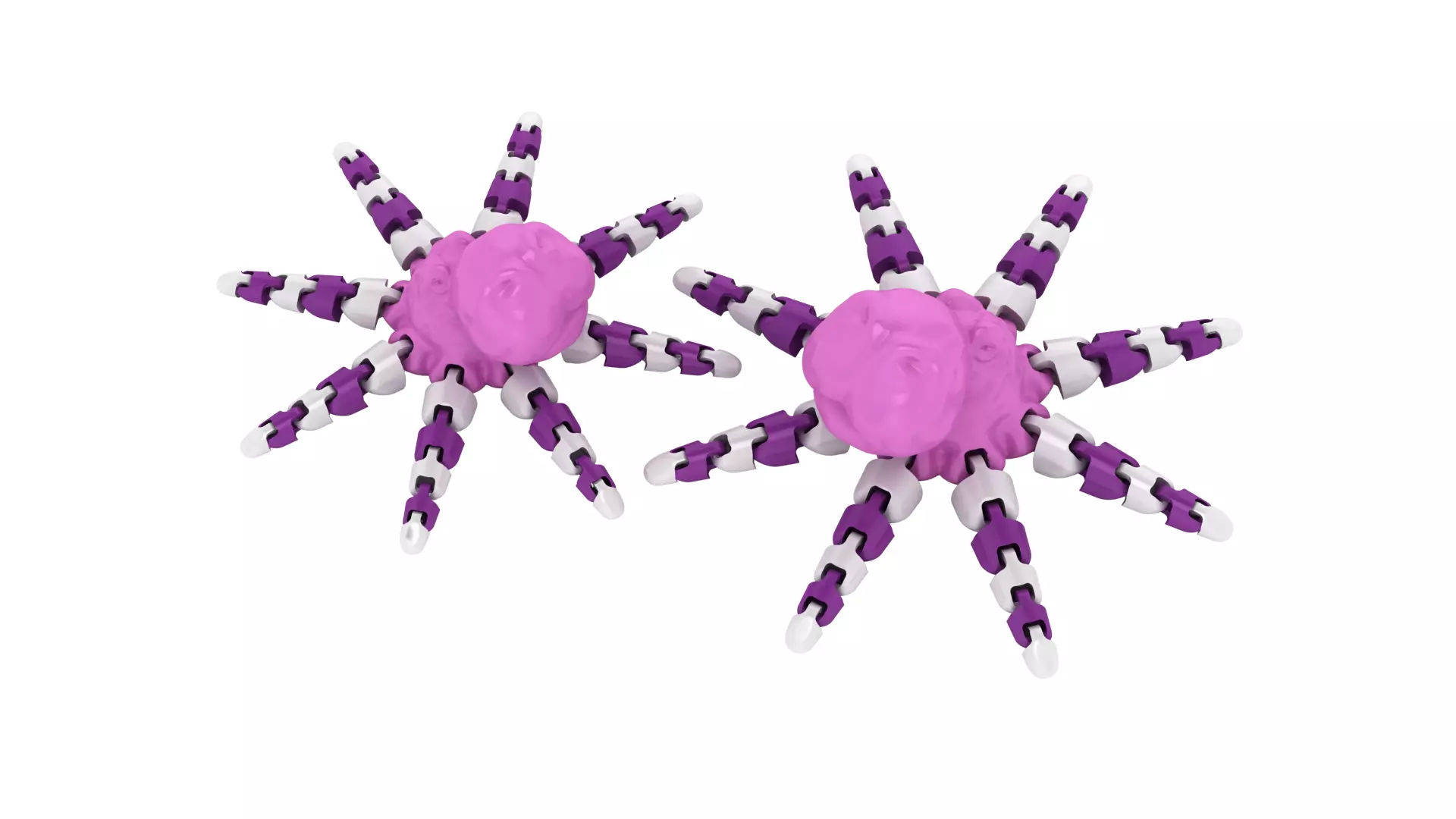 Purple Spider Model 3D print model