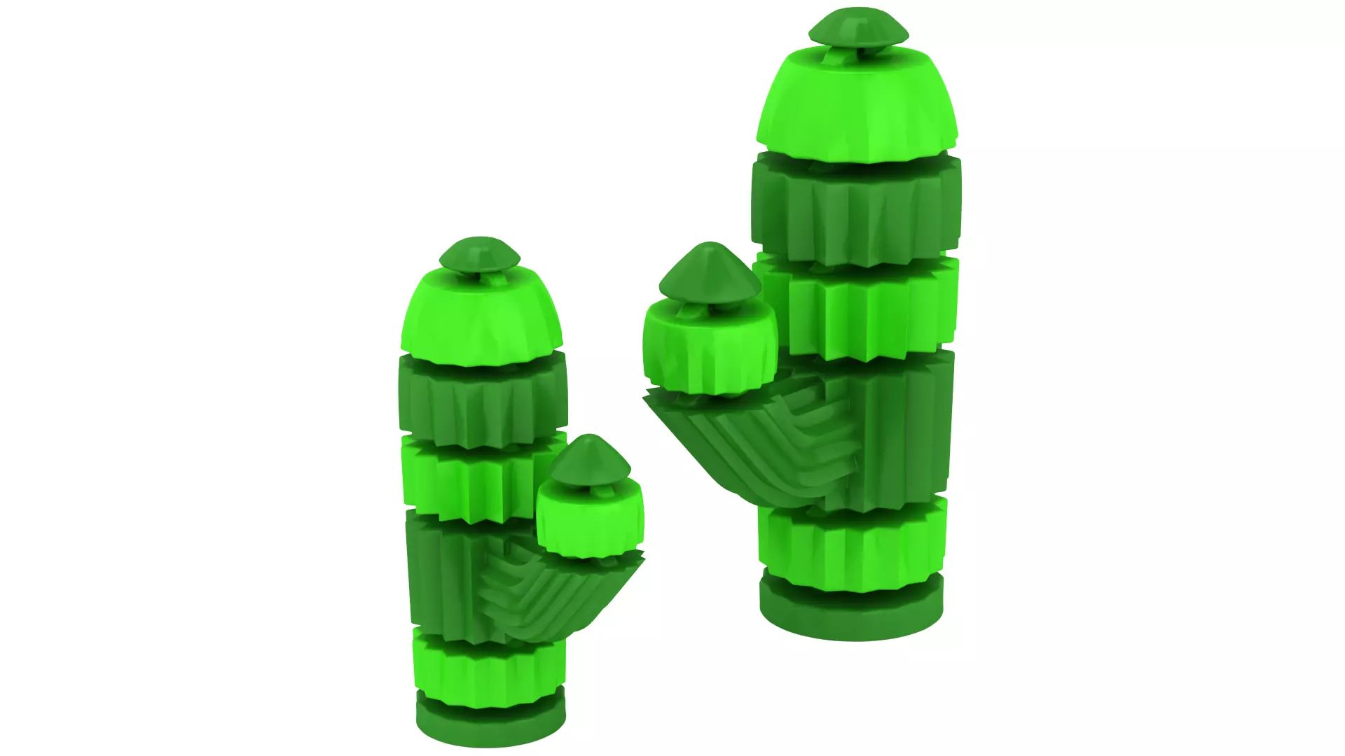 Low Poly Crocodile 3D print model