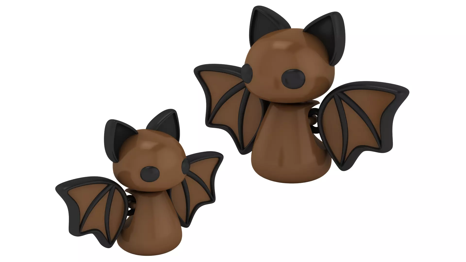 Cute Bat Character 3D print model