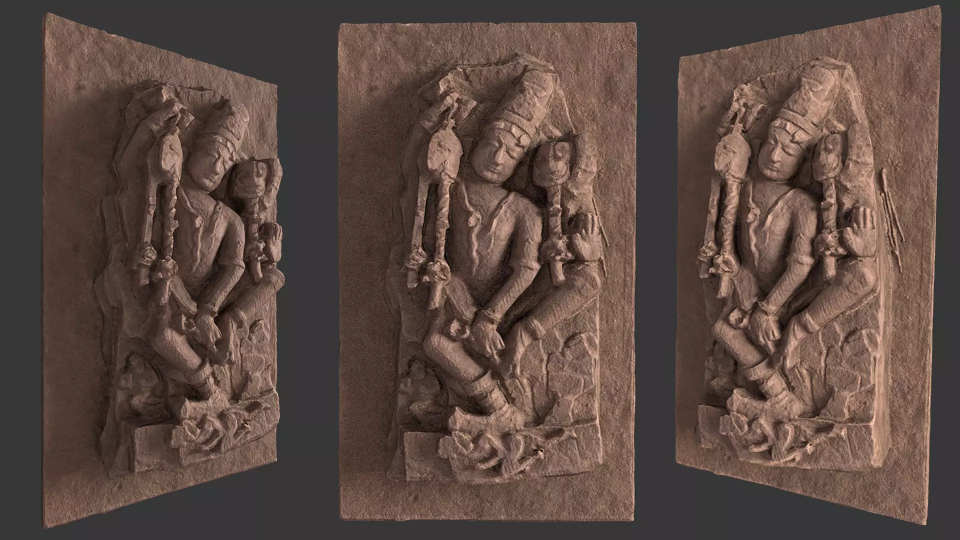 Nataraj 3D Model Free low-poly 3D model