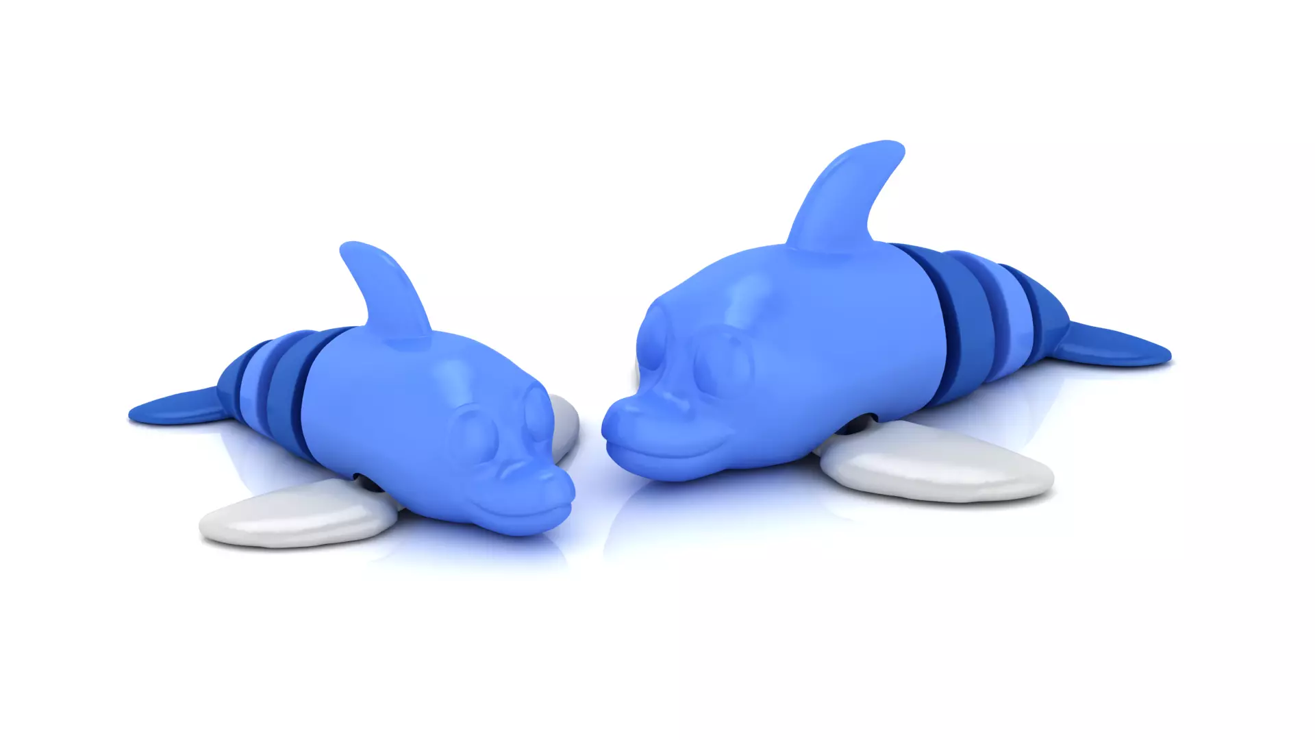Cute Dolphin Model 3D print model
