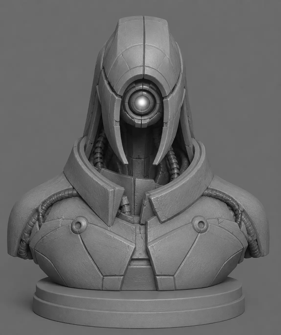 Legion Bust - Mass Effect Character - Geth Android - Gamer Gift 3D print model