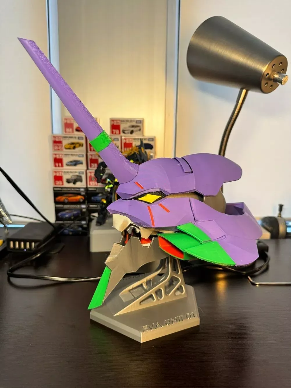 Evangelion EVA Unit-01 Head Bust 3D print model