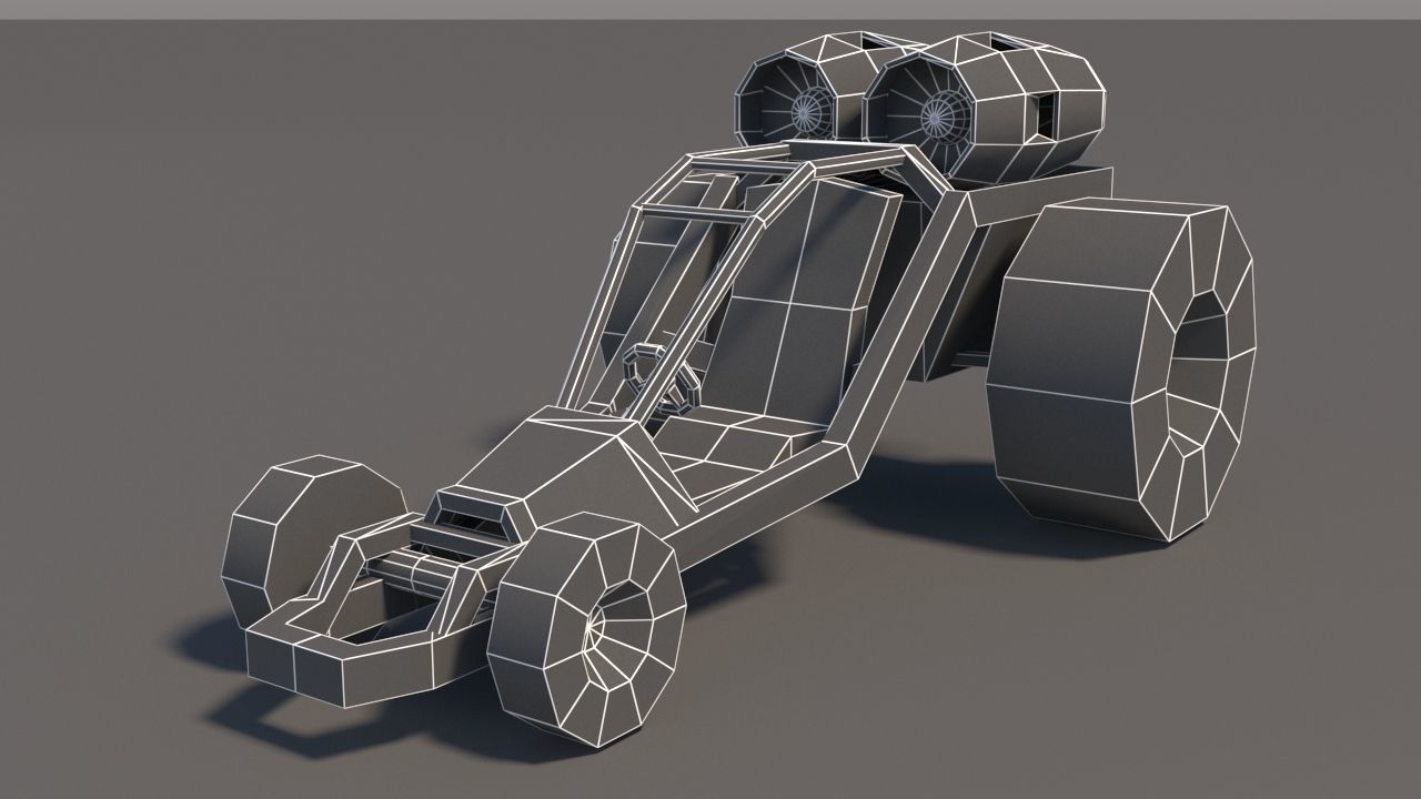 Low Poly Car Pack 01 Low-poly 3D model_39