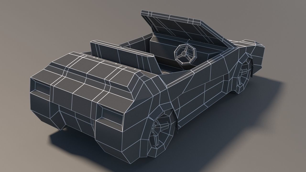 Low Poly Car Pack 01 Low-poly 3D model_28