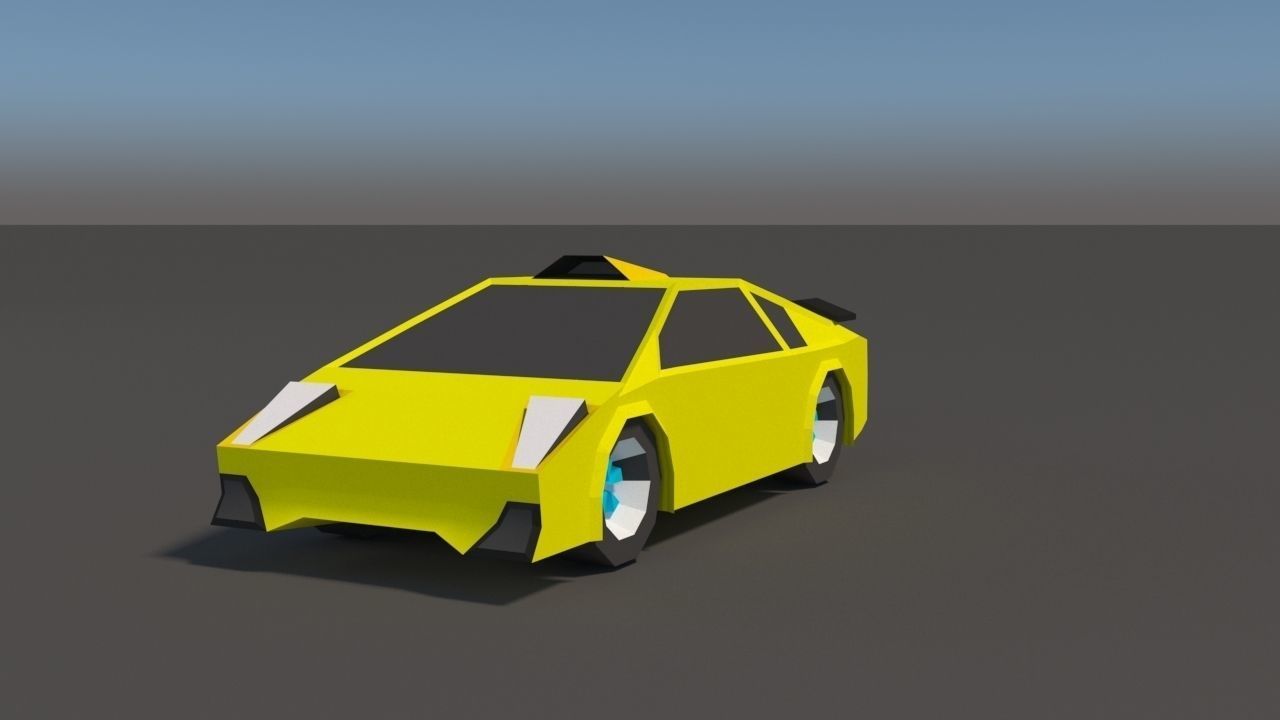 Low Poly Car Pack 01 Low-poly 3D model_19