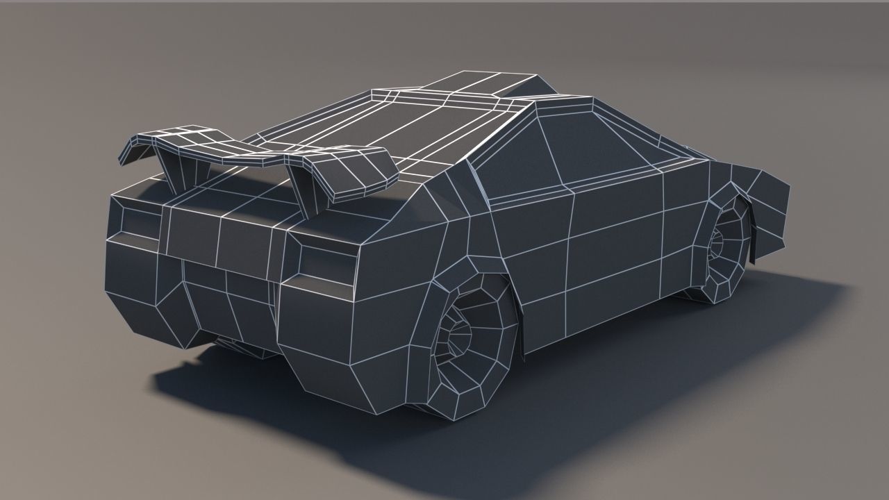 Low Poly Car Pack 01 Low-poly 3D model_33