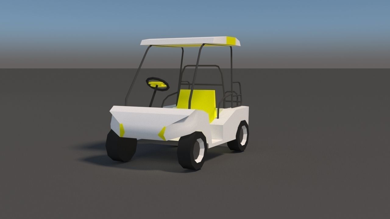 Low Poly Car Pack 01 Low-poly 3D model_11