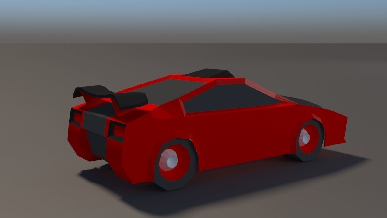 Low Poly Car Pack 01 Low-poly 3D model_5