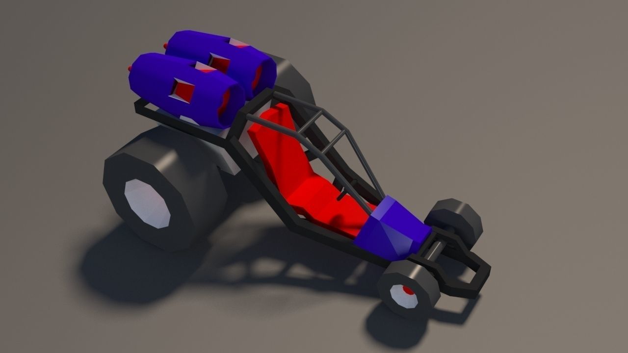 Low Poly Car Pack 01 Low-poly 3D model_16