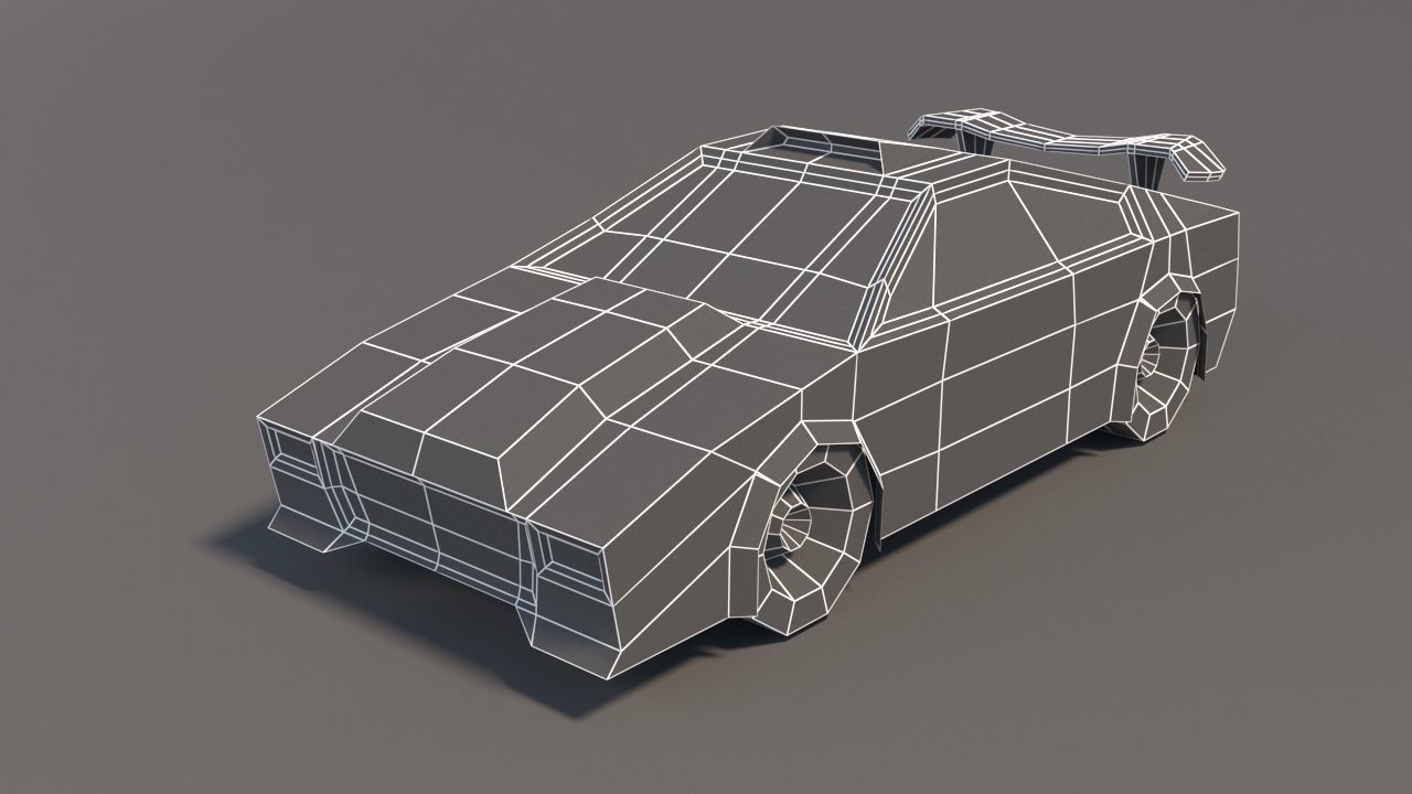 Low Poly Car Pack 01 Low-poly 3D model_31