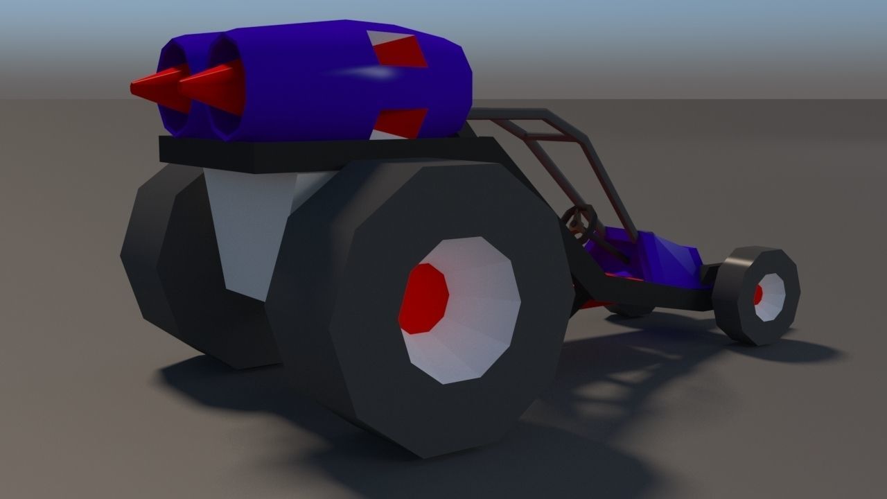 Low Poly Car Pack 01 Low-poly 3D model_14